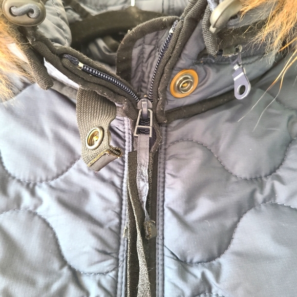 Quilted Parajumpers 3/4 length coat - Picture 3 of 11